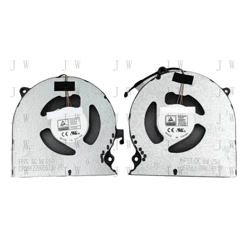 DDJ  CPU GPU Cooling Fan for Honor MagicBook 16 HYM-W56 W5651 16 PRO HYM-W76 NS85C57