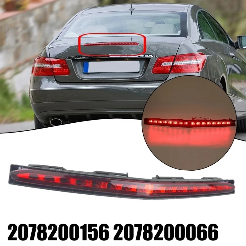 Red Lens LED High Level Third Brake Stop Light 2078200156 For Mercedes Benz E-Class W207 C207 A207 Coupe Convertible 2009-2016