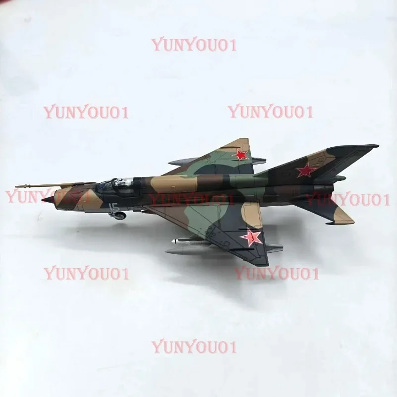 1:72 MIG-21 Fighter Aircraft Alloy Simulation Model Finished Product Display Decoration Toy