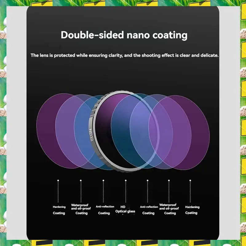 3C Electron ND Filter Set For DJI Osmo Action 4 ND8/PL ND16/PL ND32/PL ND64/PL Filters Kit Action Camera Accessories,ND Filter S