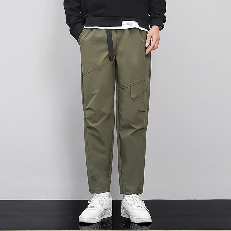 

Sport Jogger Fashion Casual Trousers Athletic Running Men Warm New Drawstring Pant Lightweight Spring Autumn Straight Sweatpants