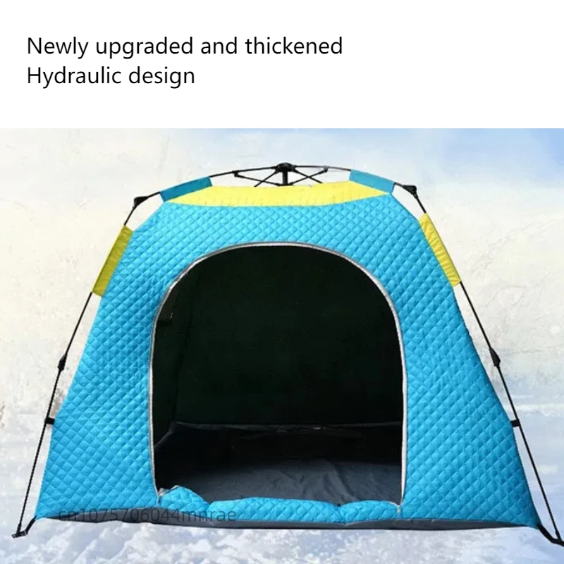 Automatic Quick Opening Tent, Thick Windproof Cotton Tent for Winter Camping and Adventure, Keeping Warm and Cold Proof