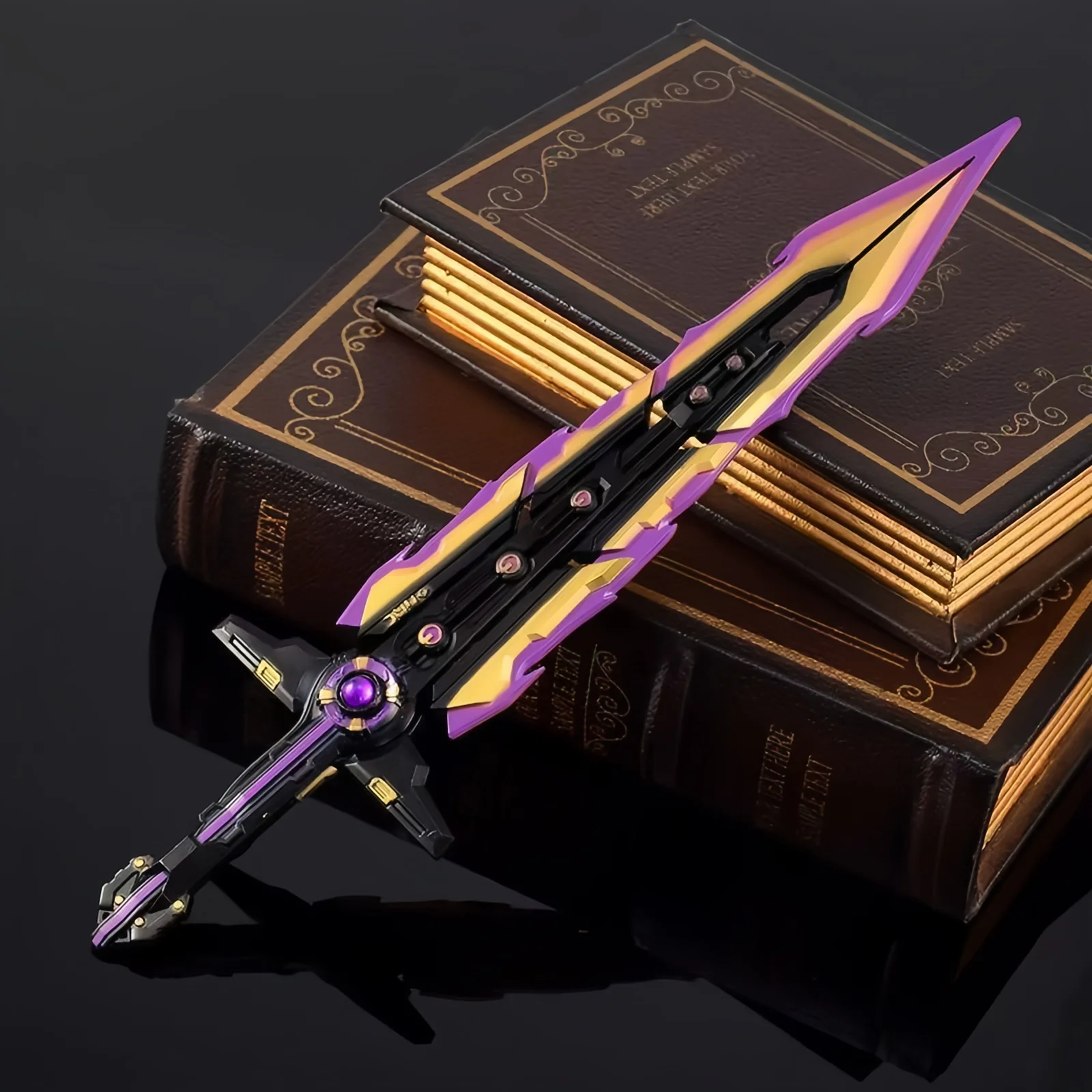 Tactical shooting Chaos Blade model,a must-have prop dark aesthetic game collection anime fans,unsharpened weapon display
