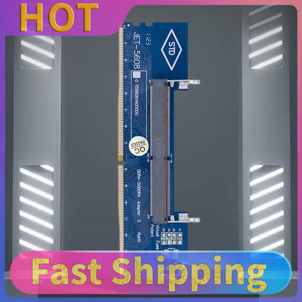 

Laptop To Desktop Memory Adapter Card DDR3 DDR4 DDR5 Memory Adapter Connector Card