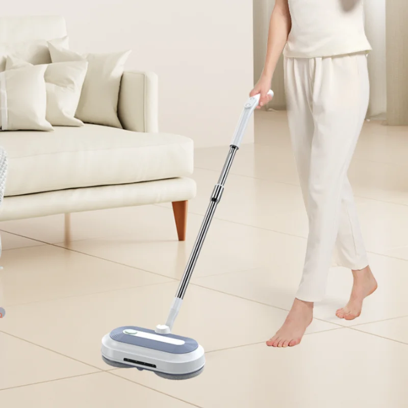 آلة كنس وتطهير الممسحة الكهربائية اللاسلكية مع آلة تنظيف أرضية خزان المياه لبلاط الأرضيات الصلبة