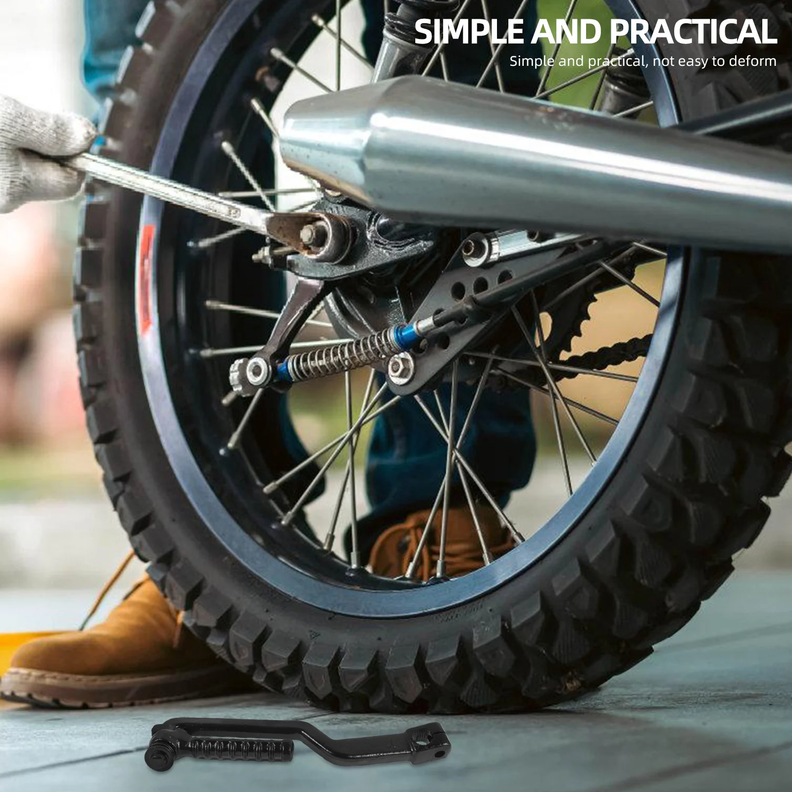 

Motorcycle Accessory Gear Shifter Lever Strong Durability Easy to Install Improve Riding Convenience Motorcycle Shifter