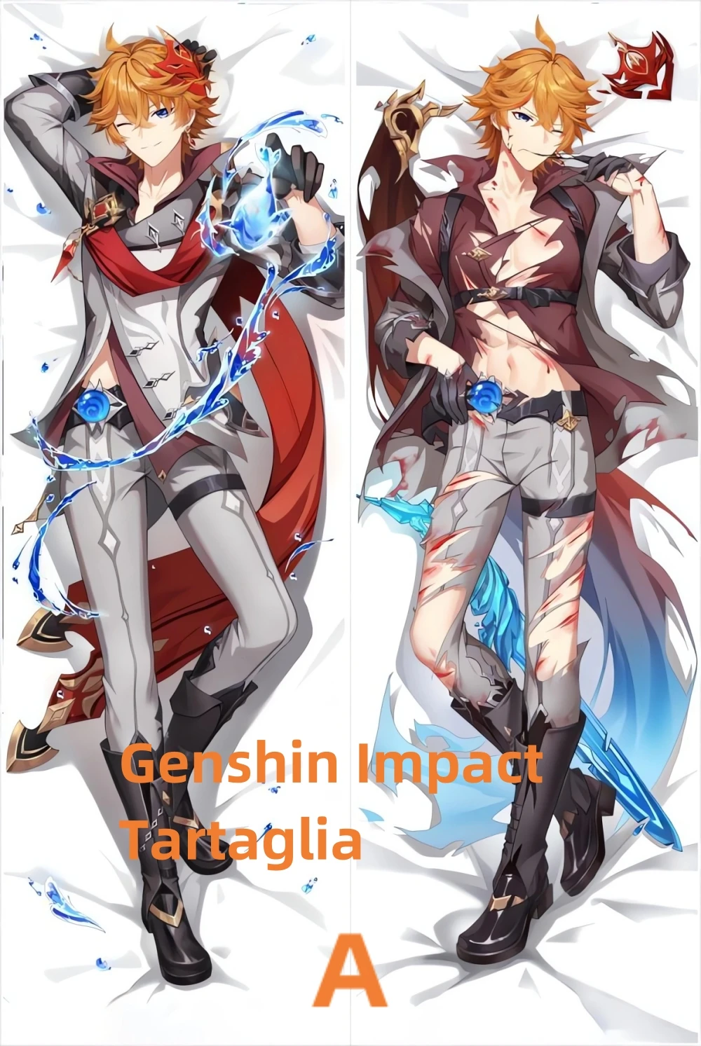 

Dakimakura Anime Pillow Case Genshin Impact Alhaitham Double-sided Print Of Life-size Body Pillowcase Can be Customized