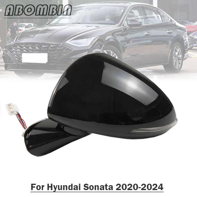 Auto Door Wing Side Rearview Mirror Assembly For Hyundai Sonata 10th Generation 2020 21 22 23 24 Power Folding Without Camera