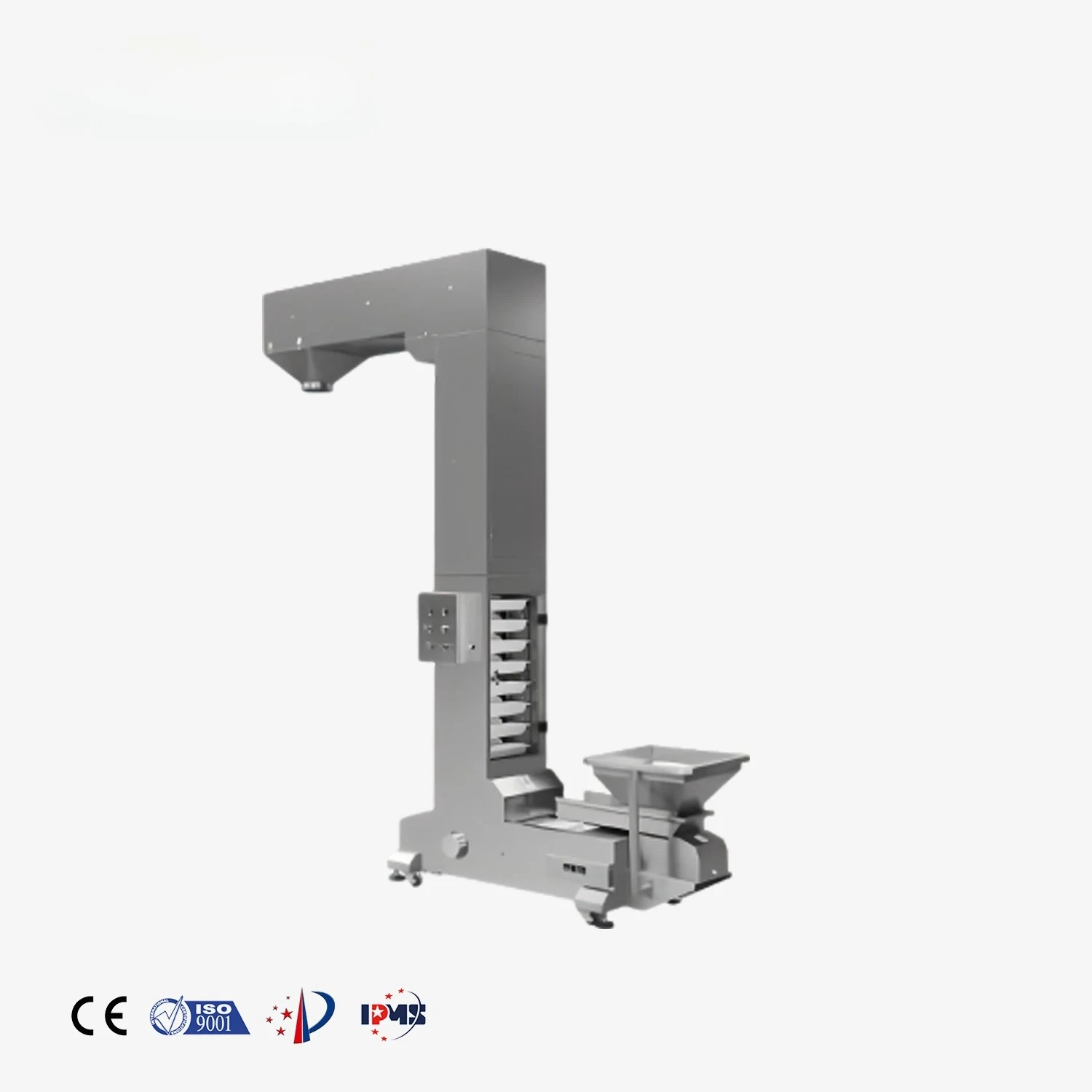 Intelligent Z-Type Automatic Feeding Conveyor-High Safety Level Adjustable Speed Steel Bucket for Food Granular
