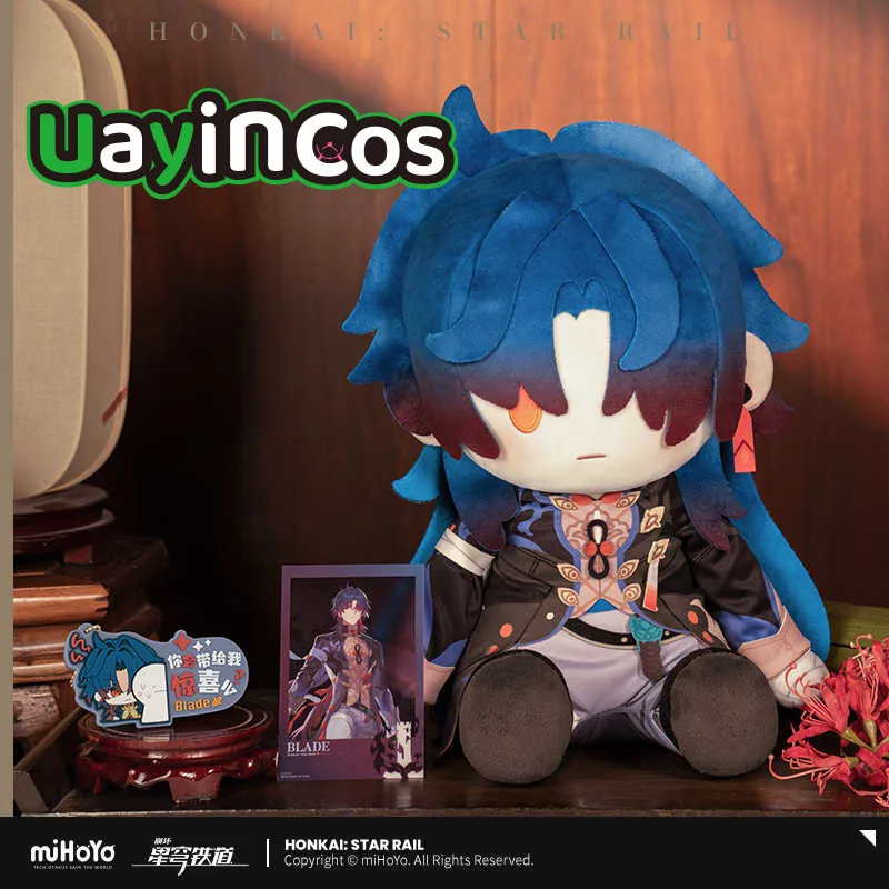 

35cm miHoYo Official Jing Yuan Blade Kafka Jingliu Stuffed Plushie Plush Cotton Doll Clothes Pillow Anime Figure Toy For Kids Gi