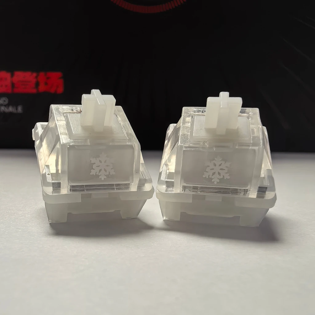 HMX Snowflake Linear Switch 5Pin Mechanical Keyboard Switch H2 Large Ball Base POM Stem Creamy Thock Sound Custom Typing  Gaming - view 3