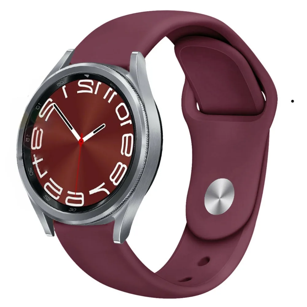 Ремешок силиконовый для Samsung Galaxy Watch 6/5/4 44 мм 40 мм/Classic 47 43 мм 46 42 мм/Pro 45 мм, браслет для Huawei Watch 4 GT2 3, 20 мм 22 мм