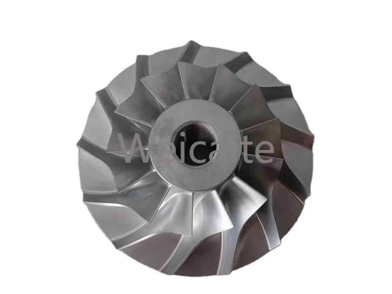 Custom precision Stainless steel aluminum titanium impeller CNC part machining