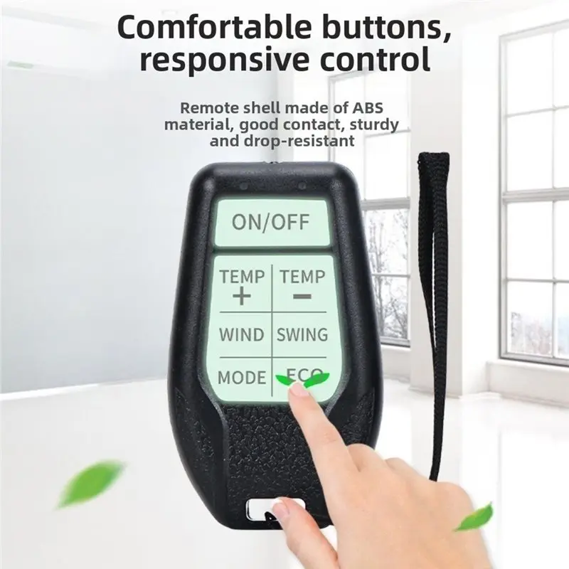 Reliable-Air Conditioner Remote Control Universal A/C Remote Control Mini Remote Control Panel With Fluorescent Buttons,Air
