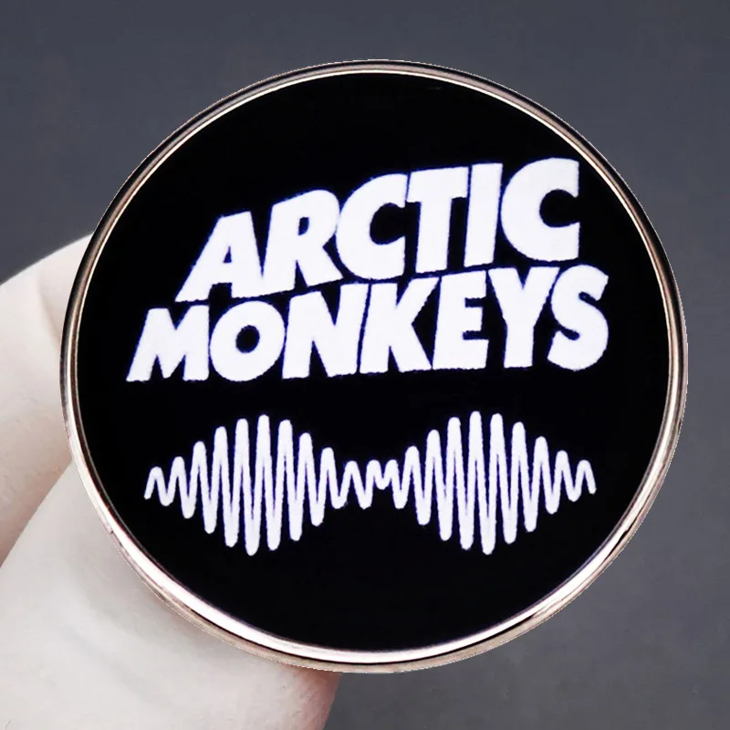 

Arctic The Monkeys Brooch Classic Hot British Rock Band Periphery Enamel Pin Coat Lapel Badge Collection Jewelry for Fans