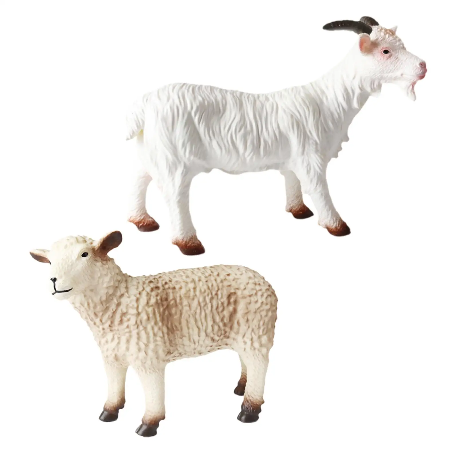 Farm Animal Toy Science Animals Learning Cake Topper for DIY Landscaping Micro Landscape Photo Props Bath Toys Party Decoration