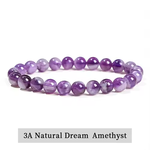 JD Natural Stone Beads Bracelet Amethyst Tiger Eye Crystal Quartz Agate Gem Beads Bangles Women Men Reiki Healling Jewelry Gift - Image 30