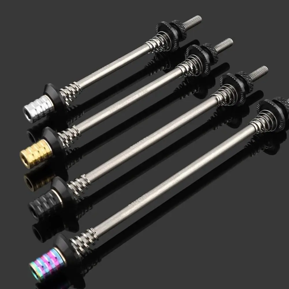 74mm/85mm/100mm Quick Release Skewers Ultralight Anti-Theft Bicycle Quick Release Lever Cycling 130-135mm Bicycle Steel Skewers