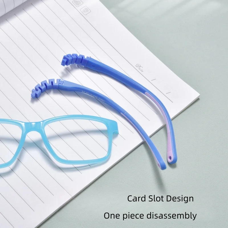 6-10 Years Old Non-slip Silicone Boys And Girls Glasses Frames Ultra-light   Optical Prescription Children Glasses Frames Y8842