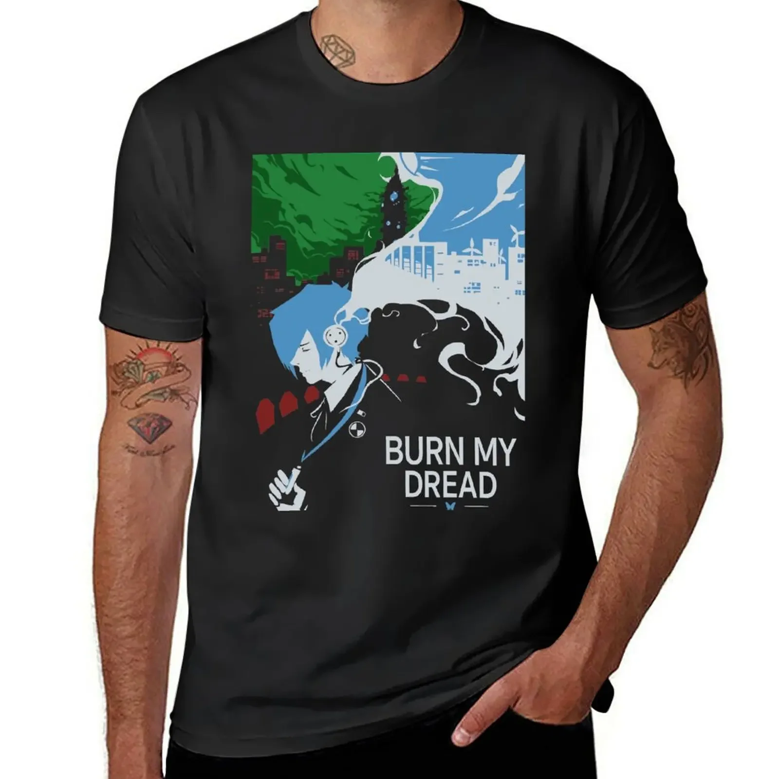 Camiseta de Burn my Dread para hombres, ropa hippie, ropa estética, tops lindos, nueva edición