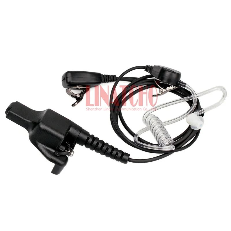 GP900 MTX838 HT1000 XTS5000 XTS2500 PTT Mic 2-Way راديو أنبوب سماعة سماعة الأذن
