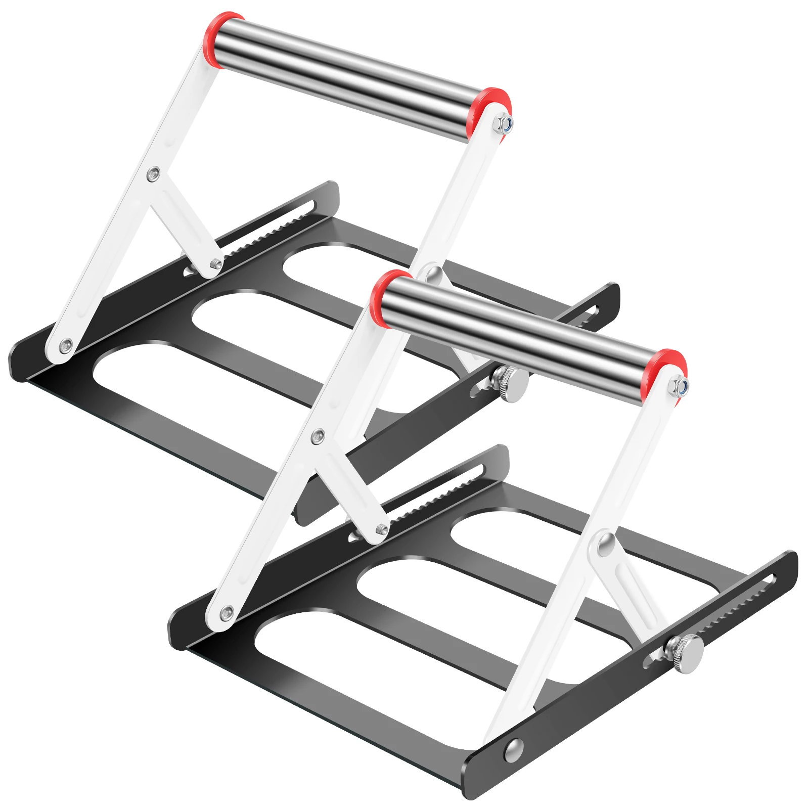 2Pcs Cutting Machine Support Frame Foldable Table Saw Support Stand 55-135mm Height Adjustable Cutting Machine Material Holder