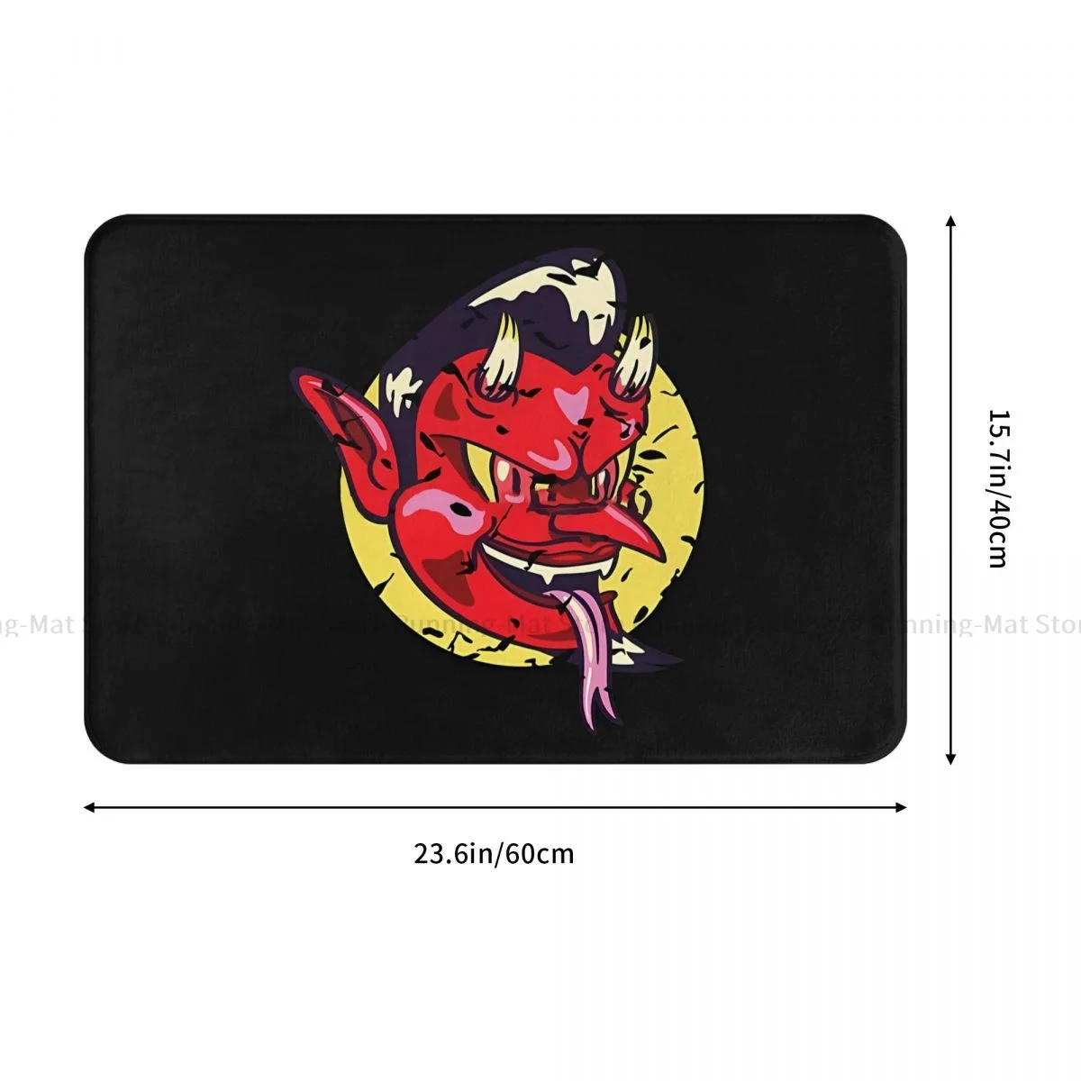 Diablo 4 Game Anti-Slip Doormat Bath Mat FUN Devil Balcony Carpet Welcome Rug Bedroom Decor