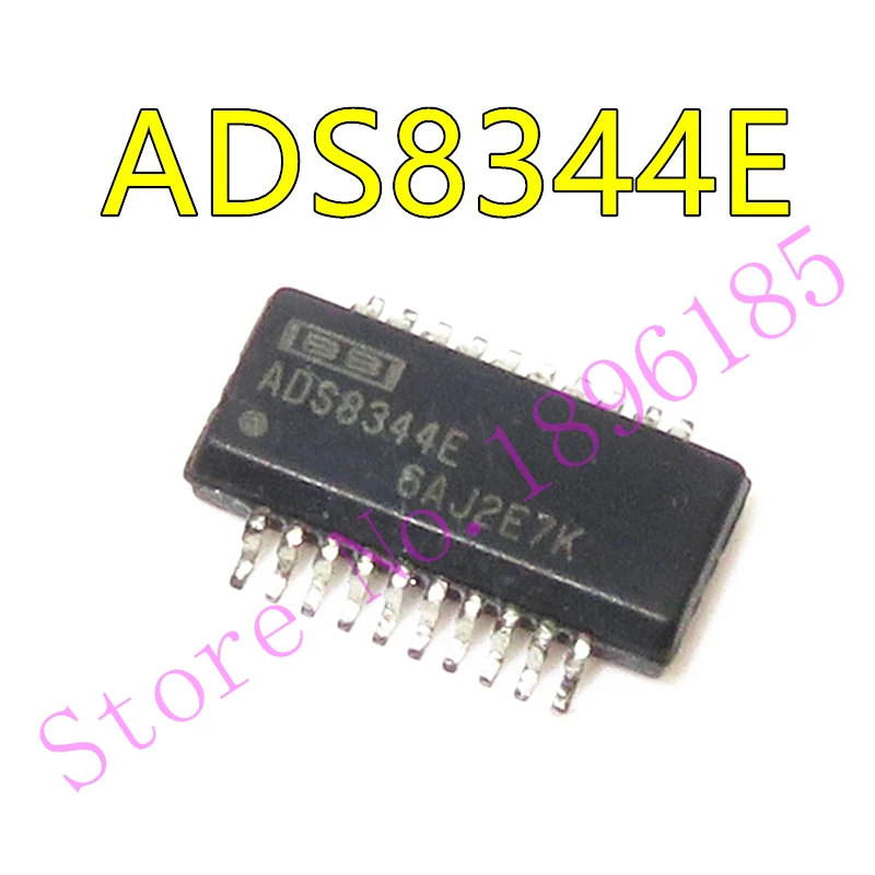 1pcs/lot ADS8344 ADS8344E 16 SSOP-2016-Bit, 8-Channel Serial Output Sampling ANALOG-TO-DIGITAL CONVERTER