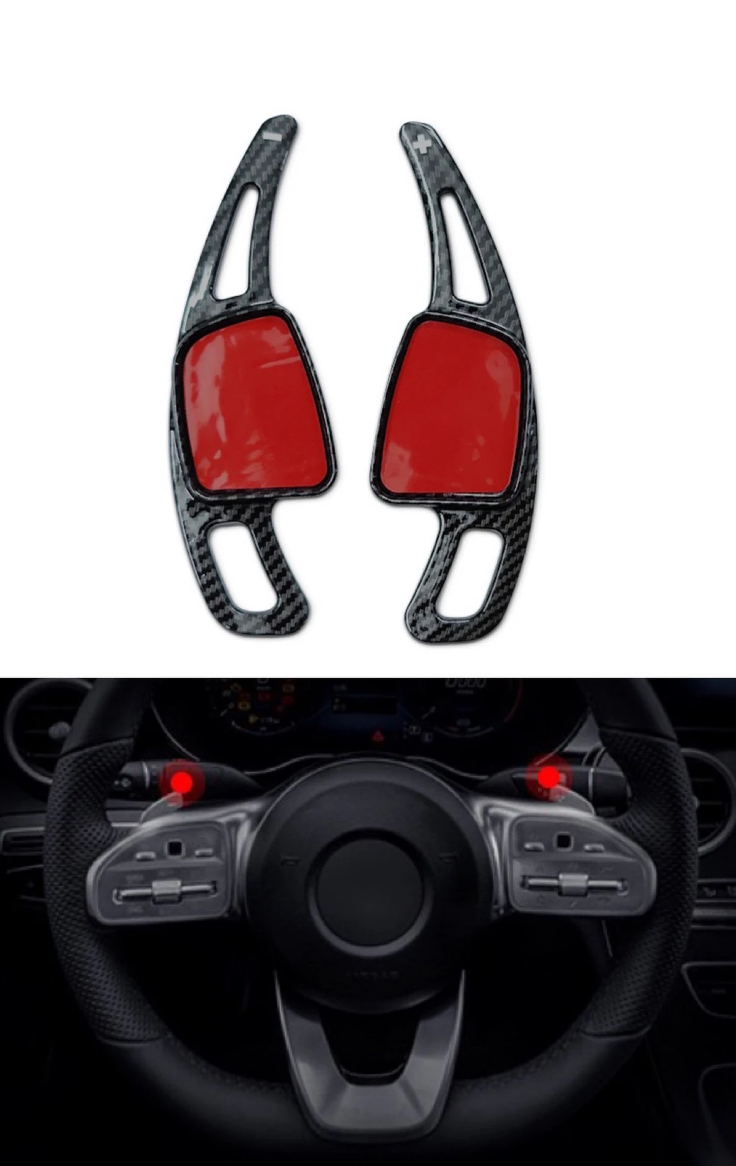 Car Steering Wheel Shift Paddle Shifter Extension For Audi A3 A4 A5 S3 S4 S5 SQ5 SQ7 Q2 Q3 Q5 Q7 TT TTS