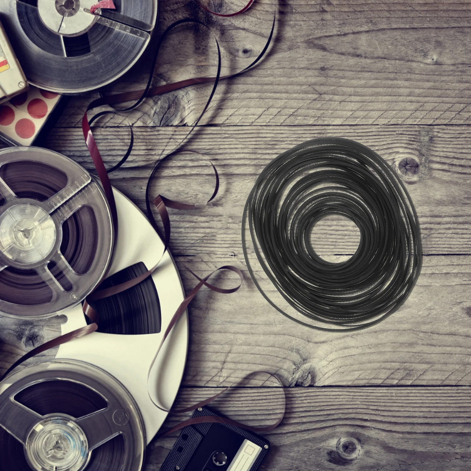 مجموعة حزام كاسيت مطاطي مكون من 50 قطعة لأجهزة الصوت والفيديو، استخدام متعدد الاستخدامات، محمول يدوم طويلاً، استعادة سهلة الاستخدام