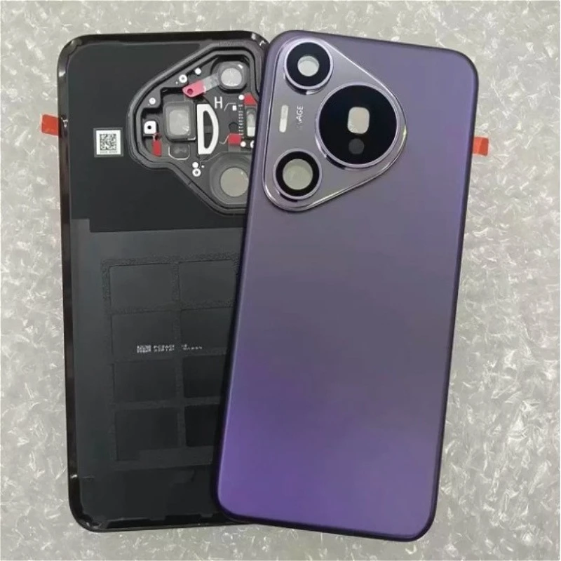 Replacement Rear Battery Housing Back Cover with Camera Frame Glass Lens and Adhesive for Huawei Pura 70 Pro