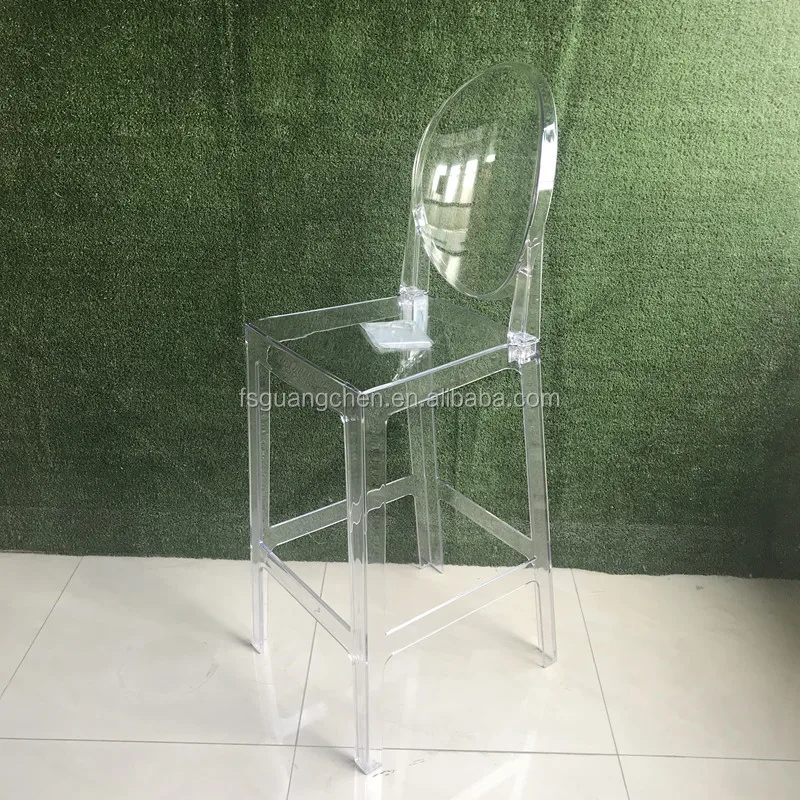 High Transparent Stackable Ghost Chair for Restaurant and Hotel