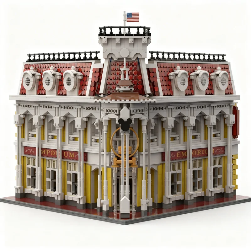 3499 peças MOC Magic Kingdom E - Kingdom Kids Education avaliação e preço