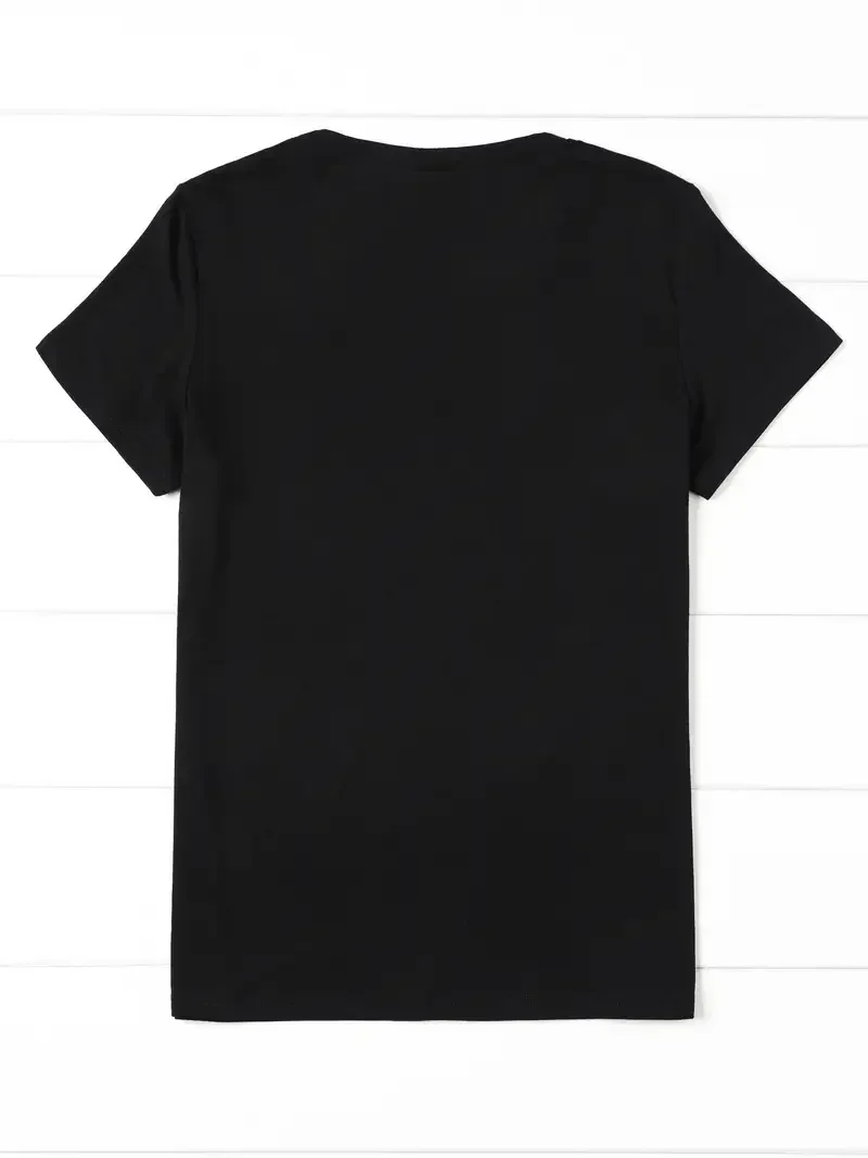 Fashion T-shirt New York Brooklyn Lettering Print Short Sleeve T Shirt Clothing Top Tee Summer Ladies Girls Shirt