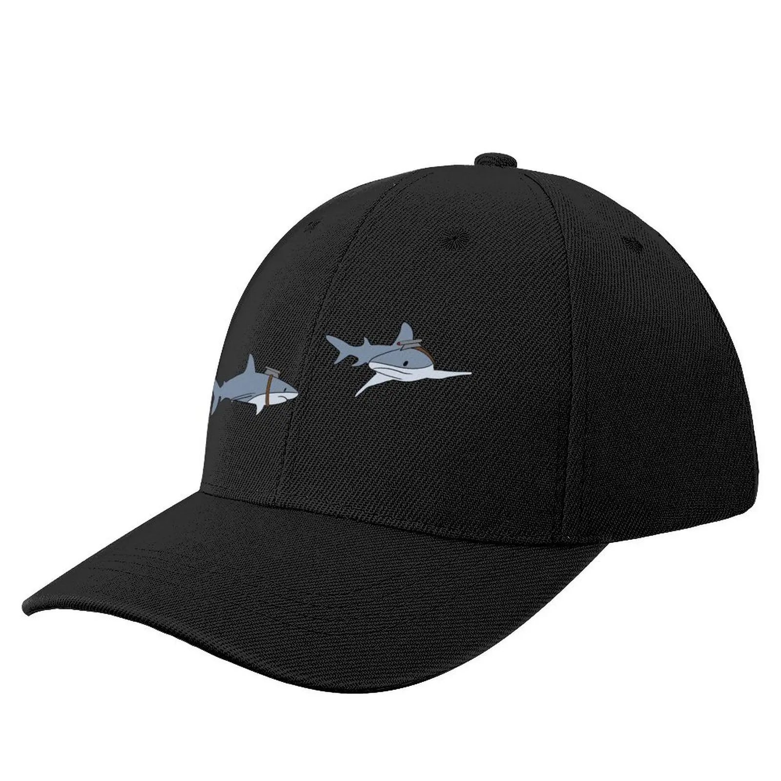 Sharks with laser beams Baseball Cap derby hat hard hat Luxury Woman Men's