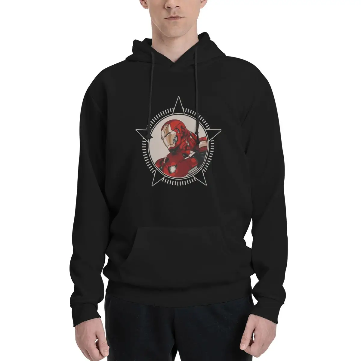 

Iron ManGraphic Hoodies High Quality Men's Essentials Clothing Fashion Streetwear S-26XL