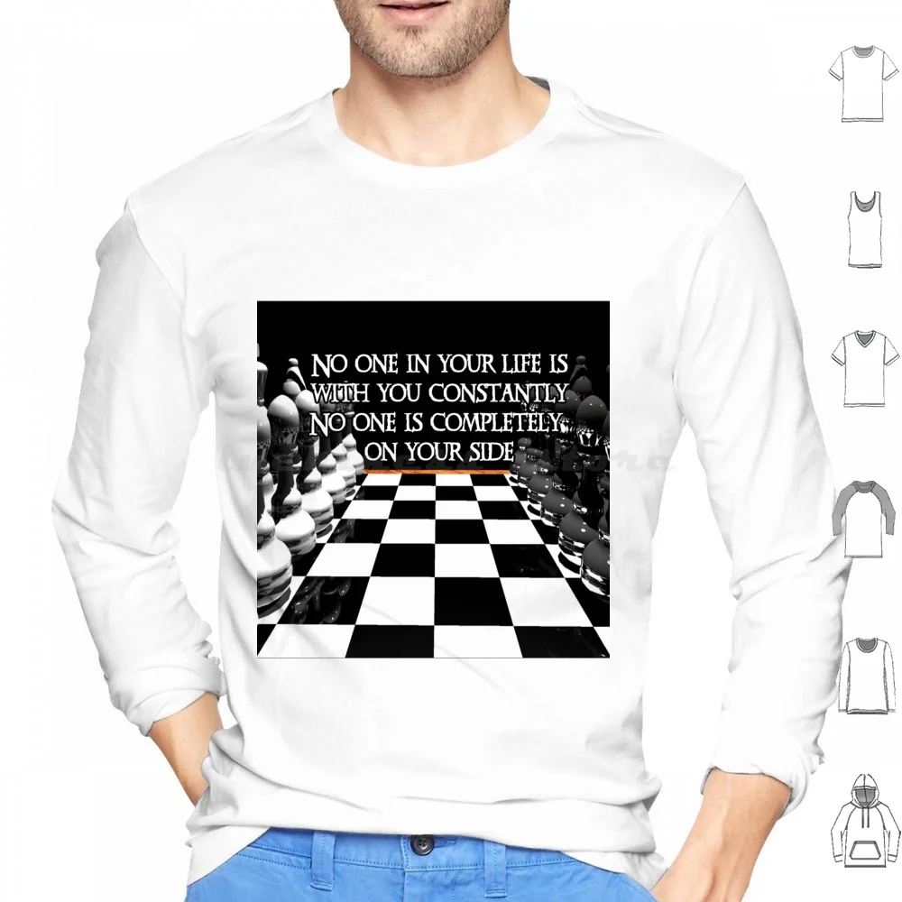 Chess Quote Hoodie cotton Long Sleeve Chess Chessboard Chess Player Chess Piece Checkmate Game Competition Broadway Musical