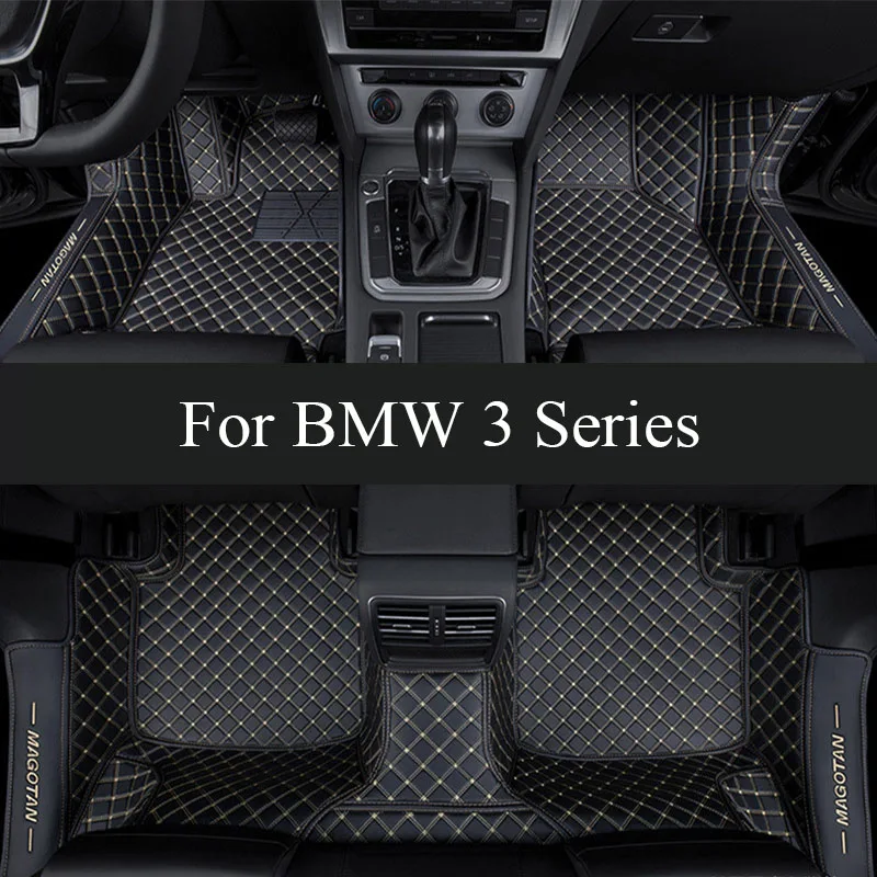 

Car Floor Mats For BMW 3 Series MK5 E90 2006~2011 Rugs Protective Pad Luxury Leather Mat Carpets Car trunk mat 323i 325i 328i