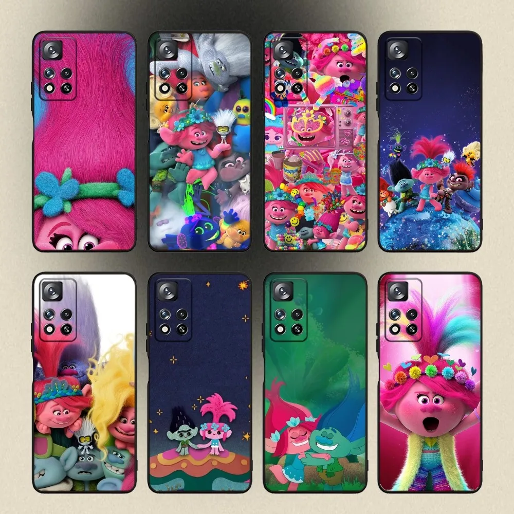 

Cartoon T-Trolls Phone Case For Samsung Galaxy A20,A21s,A22,A31,A32,A52,A53,A72,73,A80,A91 Soft Black Cover