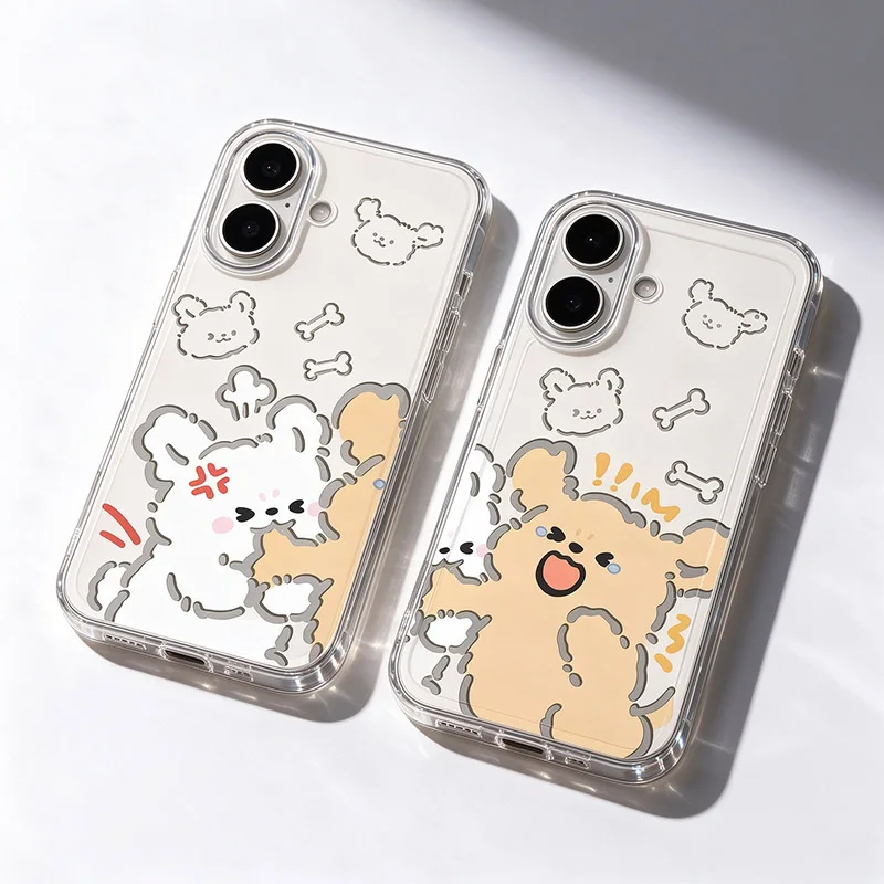 Angry Excited Maltese Dog Phone Case For Samsung Galaxy S26 S23 S22 S21 S24 S25 Ultra Plus FE  A17 A36 A53 A55 A37 A57 5G Cover