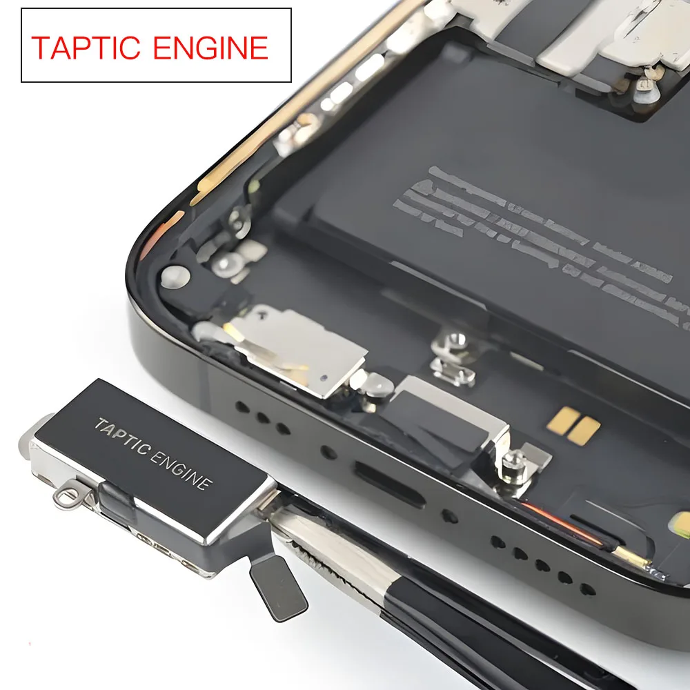 Motor taptic para iphone x xr xs 11 12 mini pro max vibrador vibração motor cabo flexível reparação substituição