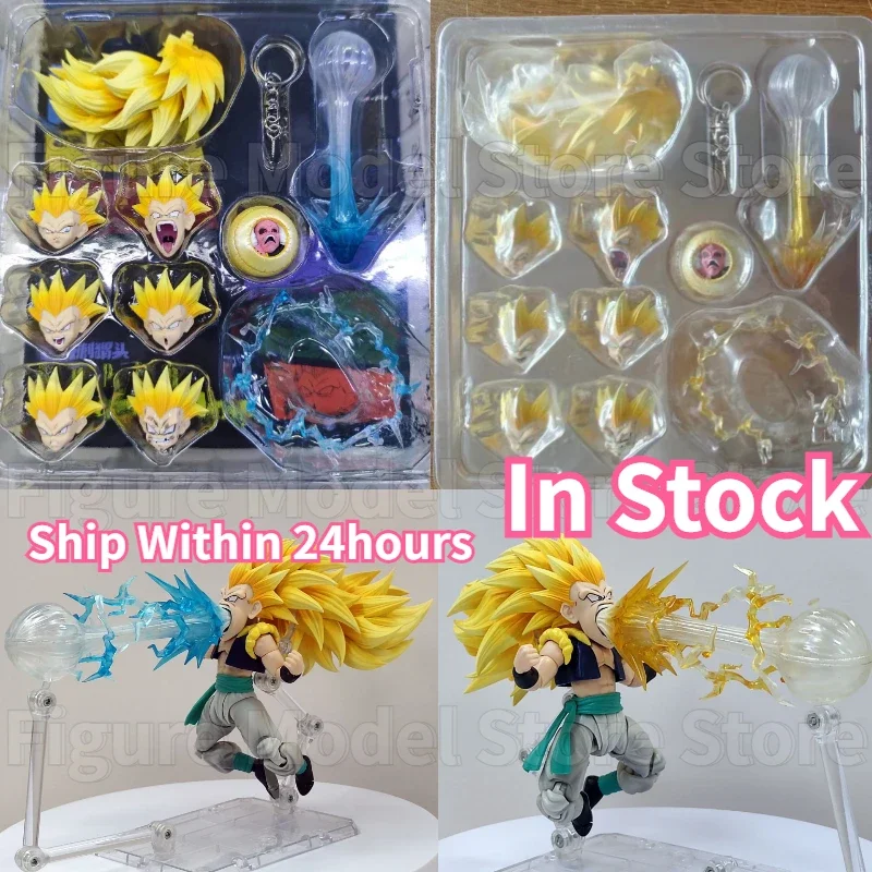 В наличии Dianond K Toys Dragon Ball SHF Super Saiyan 3 SSJ3 Gotenks Набор аксессуаров для головы Аниме Фигурки Модели