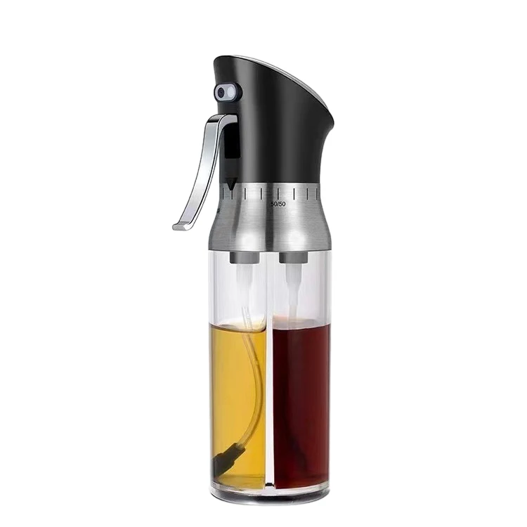 Hot Sale Kitchen 2 In 1 Olive Oil Sprayer Cooking Vinegar Bottle Oil Dispenser For Bbq cooking Frying Salad  Baking