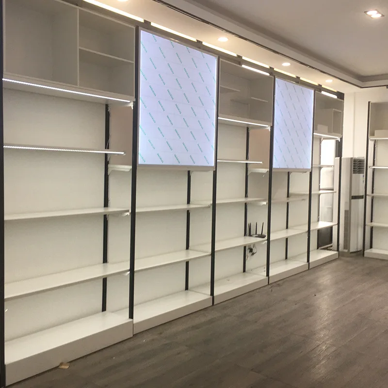 Custom. Company Exhibition Hall Customized Shelf Display Rack Shoe Bag Cosmetics Live Studio Products Display Rack Zhongd