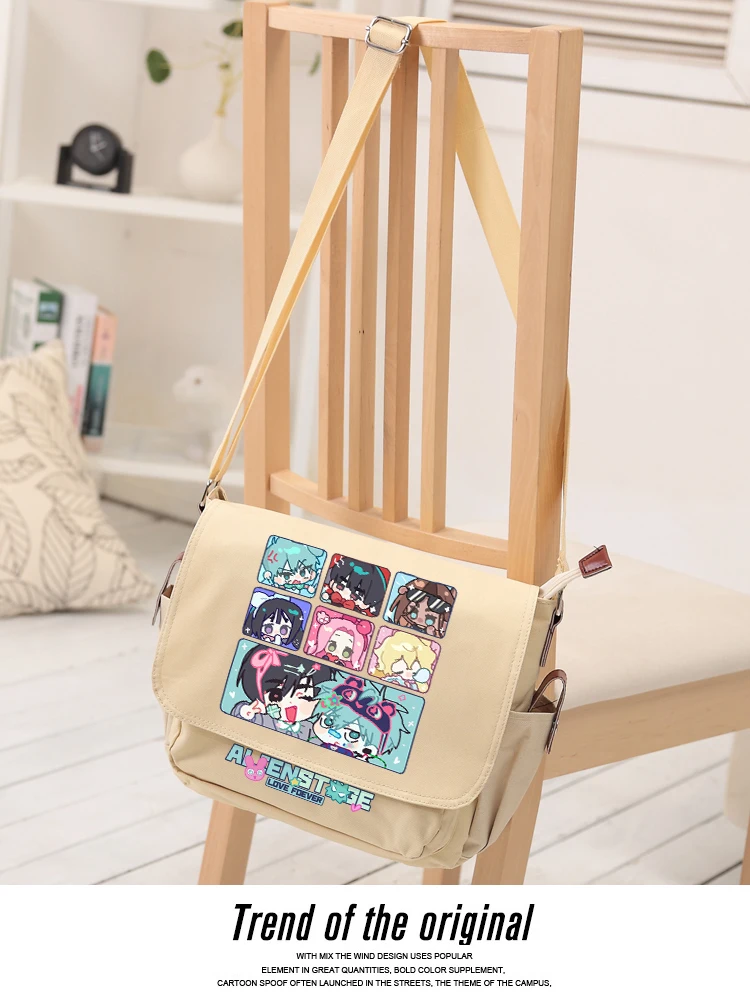 Anime Alien Stage Ivan Till MiZi Sua Cosplay Messenger Bag Cartoon Single-shoulder Bags Sling Satchel Versipacks Xmas Gift