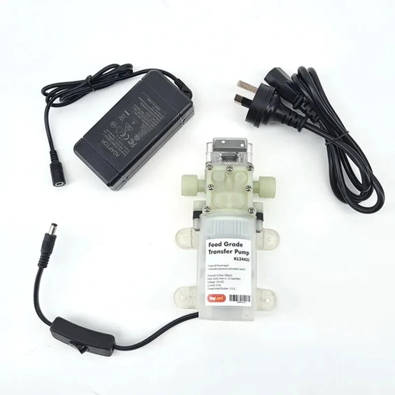 KegLand 1/2' BSP Siphon Pump Auto Transfer Pump (AU/USA/EU Plug) Home Brewing Equipment