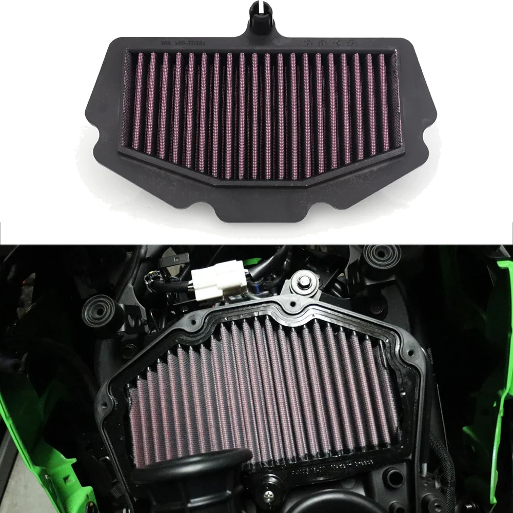 Motorcycle Air Filter For Kawasaki Z400 Ninja 400 ABS KRT 2018 2019 2020 2021 Accessories