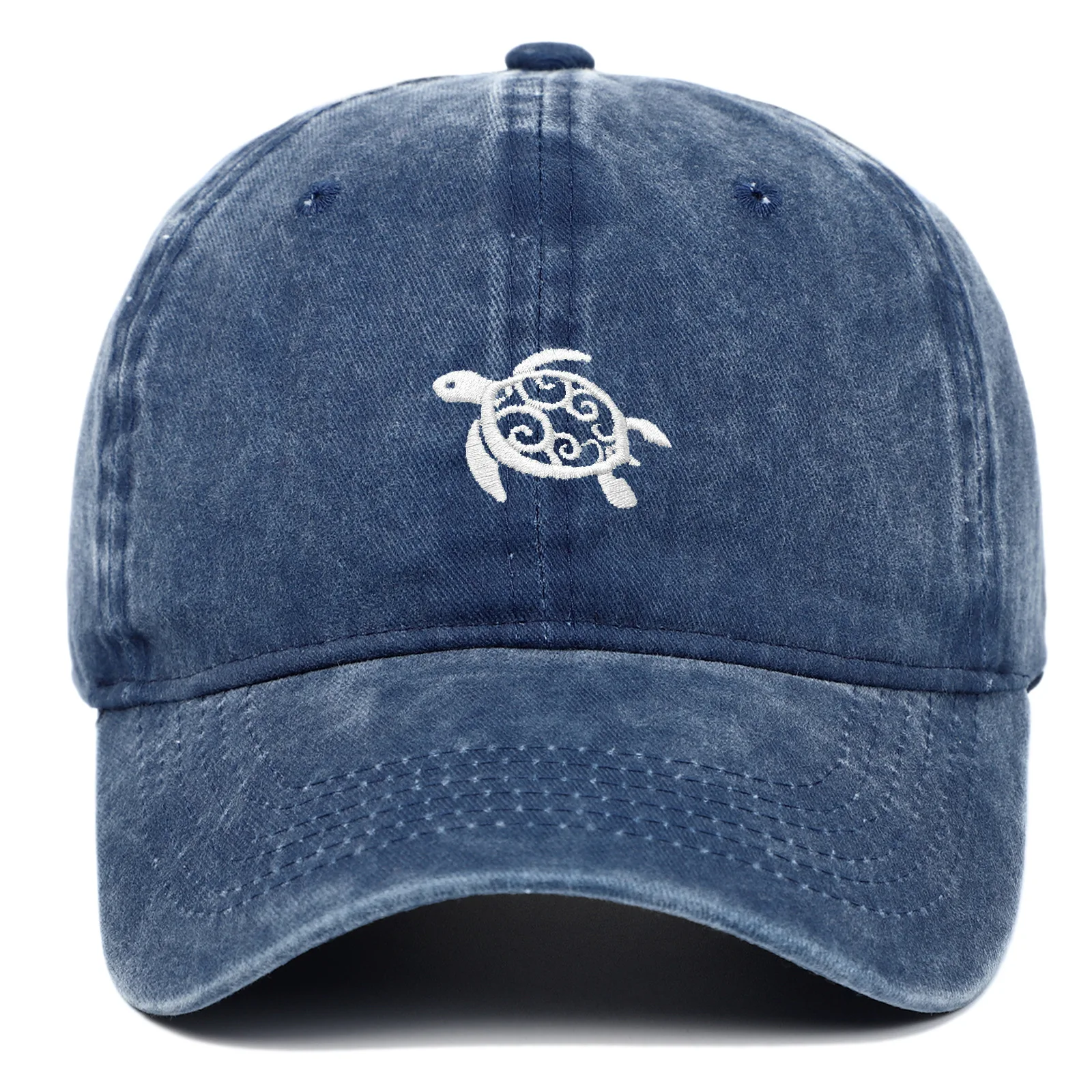 Turtle Embroidered Baseball Hat Water System Treasury Style Outdoor Travel Duck Tongue Hat Men's and Women's Styles