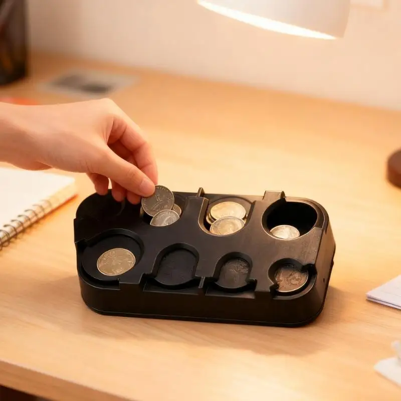 

X90D большой емкости держатель для монет для автомобиля держатель для мелочей органайзер карманный чехол для монет портативный