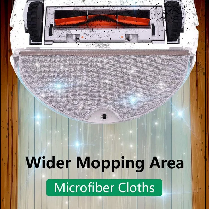 Paños de microfibra de repuesto para fregar, almohadillas para fregonas, piezas para Roborock S6 S6 Pure S6 Maxv S5 Max S5 S4 E5 E4 E35 E2